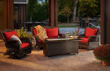Balsam Montego Linear Gas Fire Pit TableMG-1242-BLSM-K